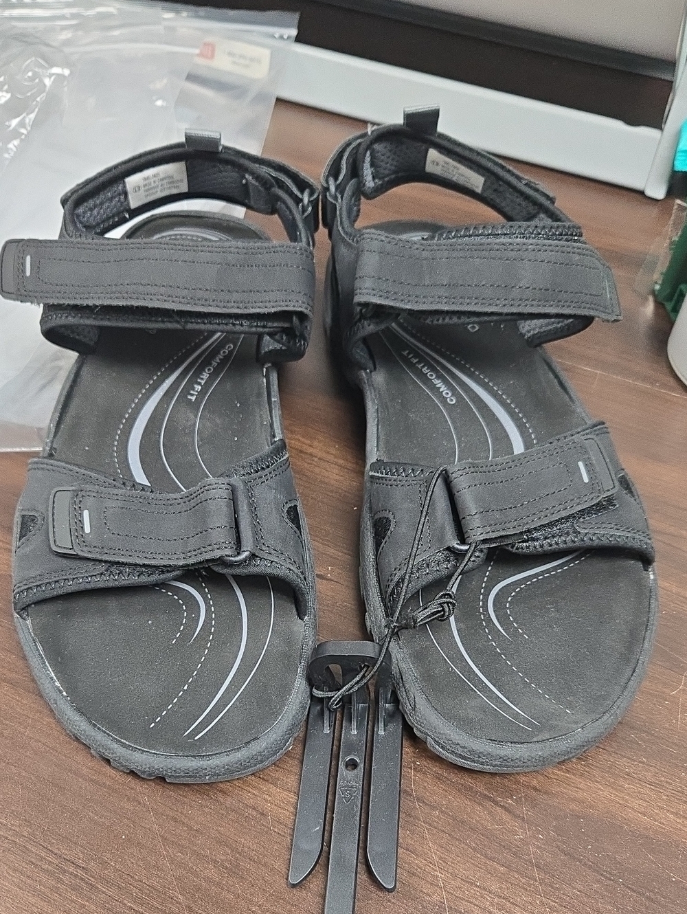 Ozark Trail Size 13 Black Adjustable Sandal